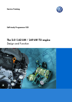 VW - SSP 522 The 2.0 l 162 kW 169 kW TSI engine 